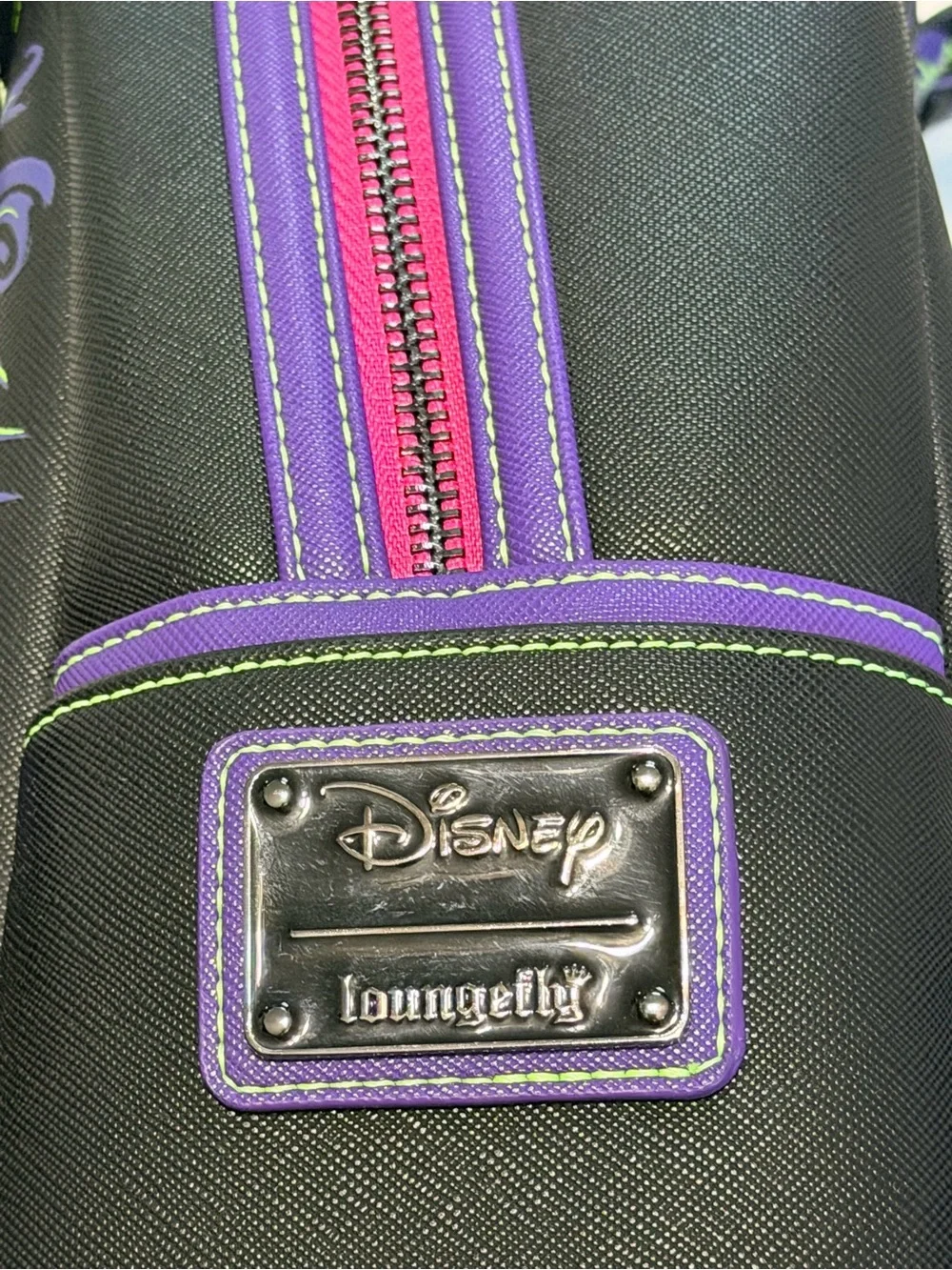 Disney Loungefly Dr Facilier Mini Backpack Princess Frog Lenticular Glow Tarot